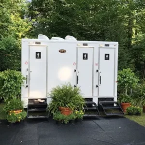 3-Stall-Porta-Lisa-Plus-with-Flowers__29002 Three-Stall Washroom Trailer