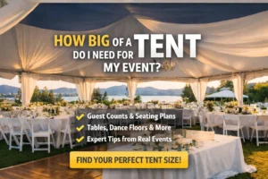 How Big of a Tent Do I Need for My Event?