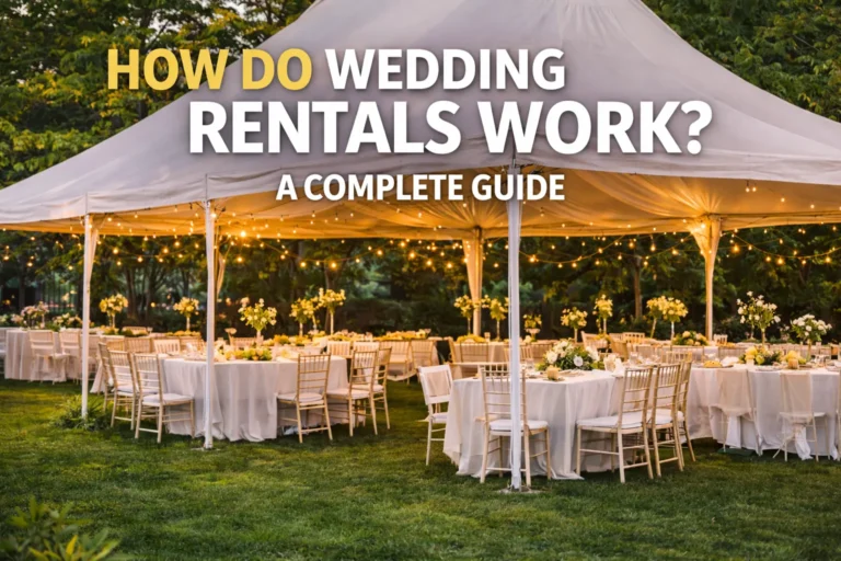 How Do Wedding Rentals Work? A Complete Guide from a Kelowna Wedding Rental Company