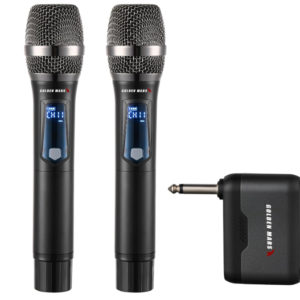 Wireless Microphone with Stand (Set of 2)